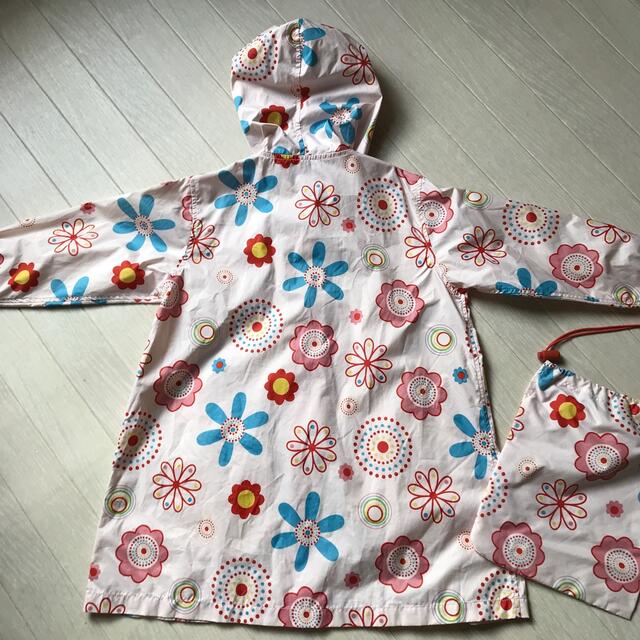 F.O.KIDS(エフオーキッズ)のカッパ　レインコート　90 100 ㎝　袋付き キッズ/ベビー/マタニティのこども用ファッション小物(レインコート)の商品写真