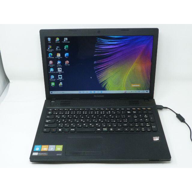 Lenovo(レノボ)のLenovoノートパソコン G505 Office2019 Webカメラ スマホ/家電/カメラのPC/タブレット(ノートPC)の商品写真