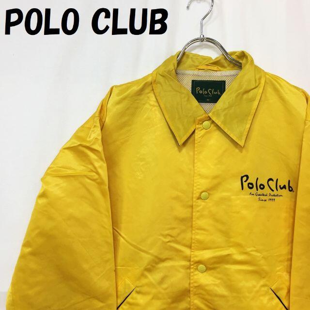 Polo Club(ポロクラブ)の【人気】ポロクラブ ナイロンジャケット ジャンパー バックロゴ イエロー M メンズのジャケット/アウター(ナイロンジャケット)の商品写真