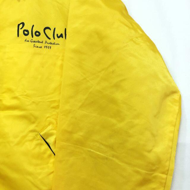 Polo Club(ポロクラブ)の【人気】ポロクラブ ナイロンジャケット ジャンパー バックロゴ イエロー M メンズのジャケット/アウター(ナイロンジャケット)の商品写真