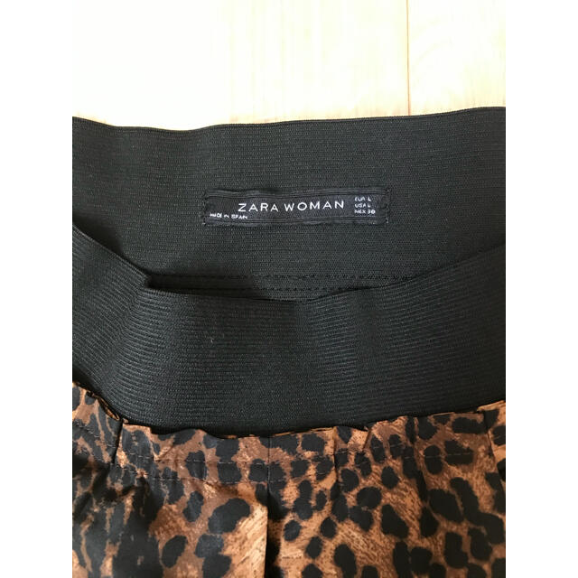 ZARA(ザラ)のZARAザラ レオパード(ヒョウ柄)ミニスカート レディースのスカート(ミニスカート)の商品写真