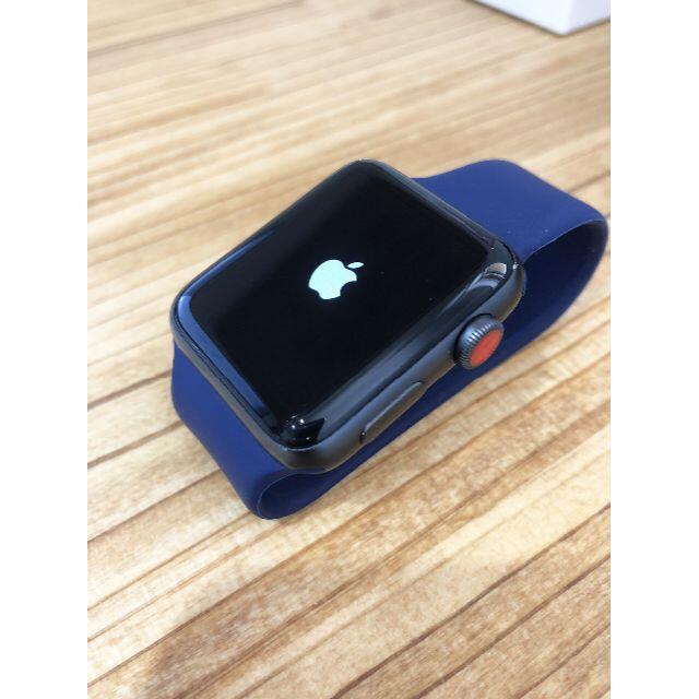 【逸品】 Apple 42mm（中古） Cellular Watch3 腕時計(デジタル)