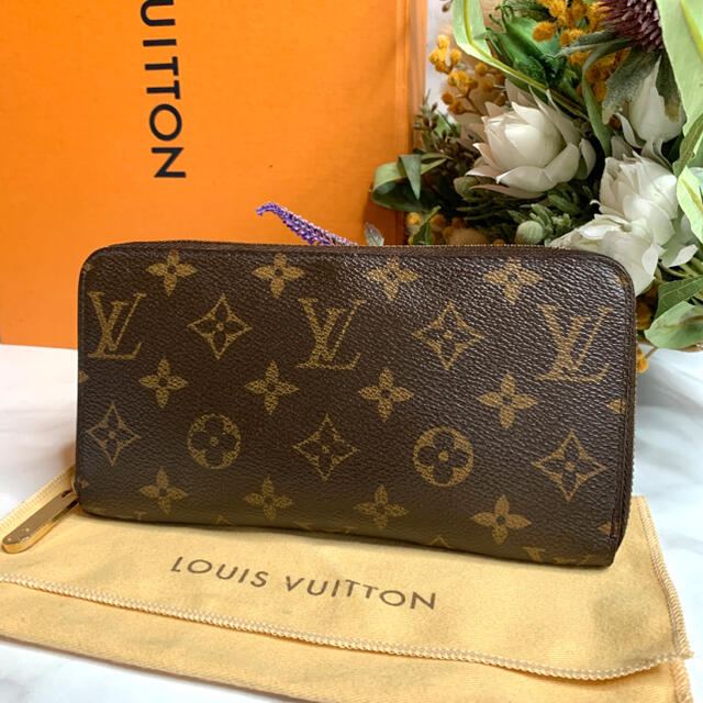 LOUIS VUITTON(ルイヴィトン)のルイヴィトン モノグラム 長財布 美品 ジッピーウォレット モノグラム ダミエ レディースのファッション小物(財布)の商品写真