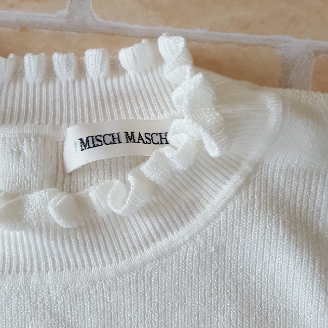 MISCH MASCH(ミッシュマッシュ)の専用○MISCH MASCH サマーニット(オフホワイト) レディースのトップス(ニット/セーター)の商品写真