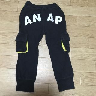 アナップキッズ(ANAP Kids)のanap kids ロゴ スウェット サルエル パンツ 100 アナップ(パンツ/スパッツ)