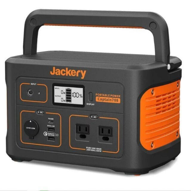 スマートフォン/携帯電話【新品　未使用】Jackery ポータブル電源708