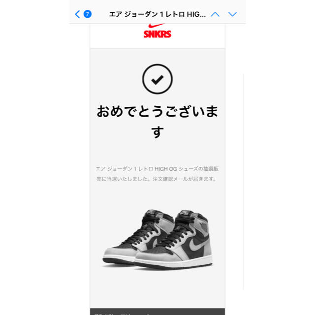 27.5 NIKE ナイキ エア ジョーダン 1 HIGH Shadow 2.0 1