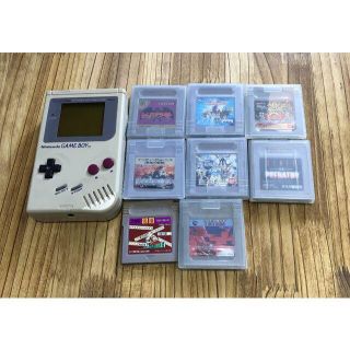 ゲームボーイ(ゲームボーイ)の任天堂 初代GAME BOY &ソフト8本（ジャンク品）(携帯用ゲーム機本体)