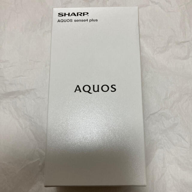 スマートフォン本体【新品】SHARP AQUOS sense4 plus  ブラック