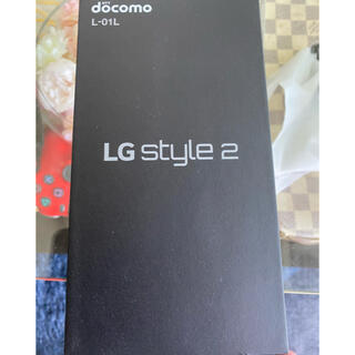 エルジーエレクトロニクス(LG Electronics)のdocomo　LG style2 箱(Androidケース)