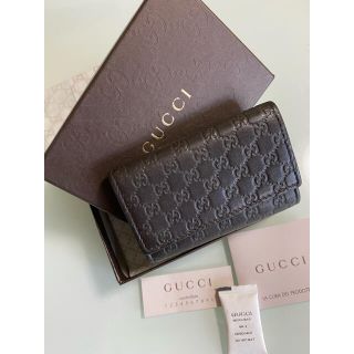 グッチ(Gucci)のGUCCI グッチ ６連キーケース マイクログッチ シマライン (キーケース)