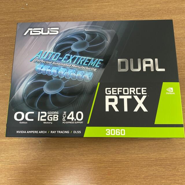 asus rtx 3060搭載  DUAL-RTX3060-O12G 1個