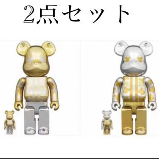 メディコムトイ(MEDICOM TOY)のBE@RBRICK  はっぴ東京　金メッキ 銀メッキ　100&400% 2セット(その他)