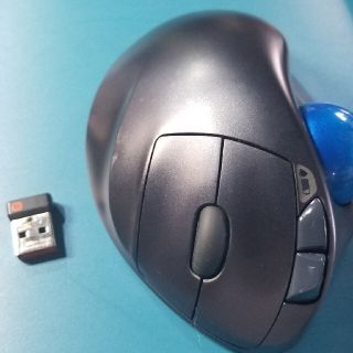 Logicool ロジクール ワイヤレストラックボールマウス M570 中古(PC周辺機器)