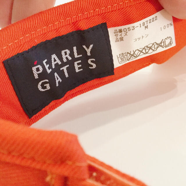 PEARLY GATES(パーリーゲイツ)のパーリーゲイツ　サンバイザー　ユニセックス M スポーツ/アウトドアのゴルフ(その他)の商品写真