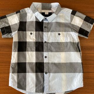 大量入荷キッズ服(男の子用) 100cm~バーバリー(BURBERRY) 子供 ブラウス(男の子)(ブラック/黒色系)の