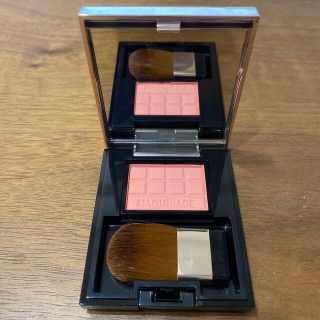 マキアージュ(MAQuillAGE)のMAQuillAGE チークカラーPK313 ケース＆ブラシ付(チーク)