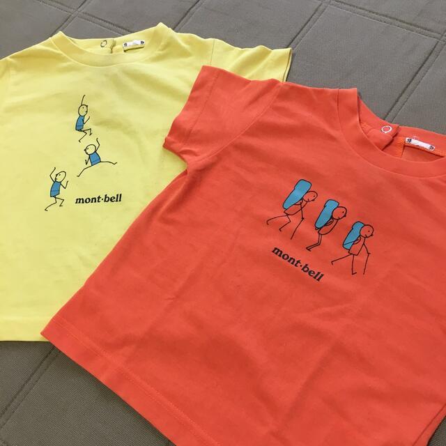 mont bell(モンベル)のモンベル　キッズＴシャツ　２枚セット キッズ/ベビー/マタニティのキッズ服男の子用(90cm~)(Tシャツ/カットソー)の商品写真