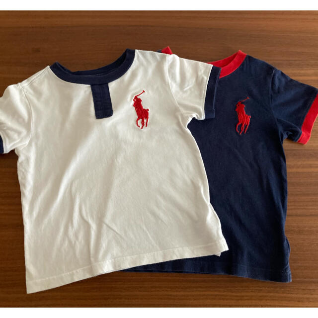 POLO RALPH LAUREN(ポロラルフローレン)のポロラルフローレン　キッズ　２枚セット　Ｔシャツ キッズ/ベビー/マタニティのキッズ服男の子用(90cm~)(Tシャツ/カットソー)の商品写真