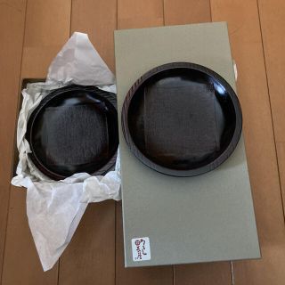 漆塗り　木製小皿　5枚セット(食器)