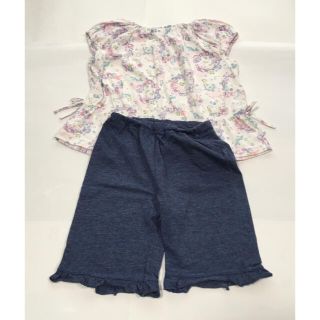 マザウェイズ(motherways)のマザウェイズ Tシャツ・ショートパンツ(女の子)上下セット110サイズ(Tシャツ/カットソー)