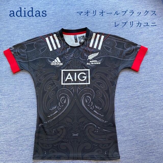 adidas(アディダス)の【未使用】Adidas マオリオールブラックス　レプリカユニ スポーツ/アウトドアのサッカー/フットサル(ウェア)の商品写真