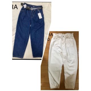 ザラ(ZARA)のZARA パンツ2点セット＋カチューシャ(デニム/ジーンズ)