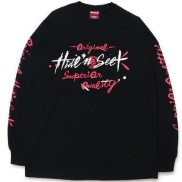 HIDE AND SEEK(ハイドアンドシーク)の新品 ハイドアンドシーク テンダーロイン ロンT ブラック M メンズのトップス(Tシャツ/カットソー(七分/長袖))の商品写真