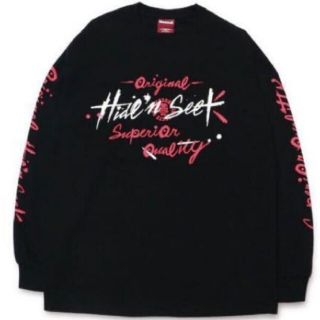 ハイドアンドシーク(HIDE AND SEEK)の新品 ハイドアンドシーク テンダーロイン ロンT ブラック M(Tシャツ/カットソー(七分/長袖))