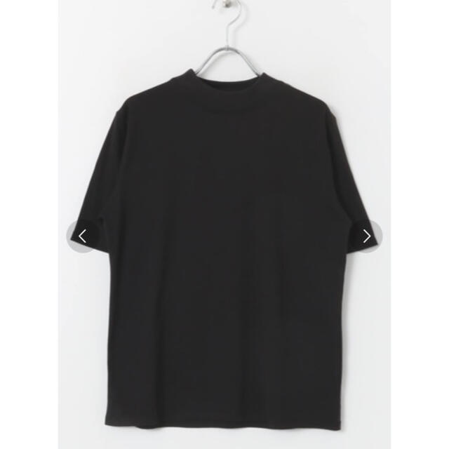 SENSE OF PLACE by URBAN RESEARCH(センスオブプレイスバイアーバンリサーチ)の新品　アーバンリサーチ　オーガニックコットン　ハイネックTシャツ　5分袖 レディースのトップス(Tシャツ(半袖/袖なし))の商品写真