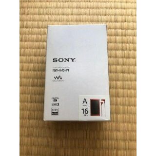 ソニー ウォークマン Aシリーズ 16GB NW-A45HN トワイライトレッド