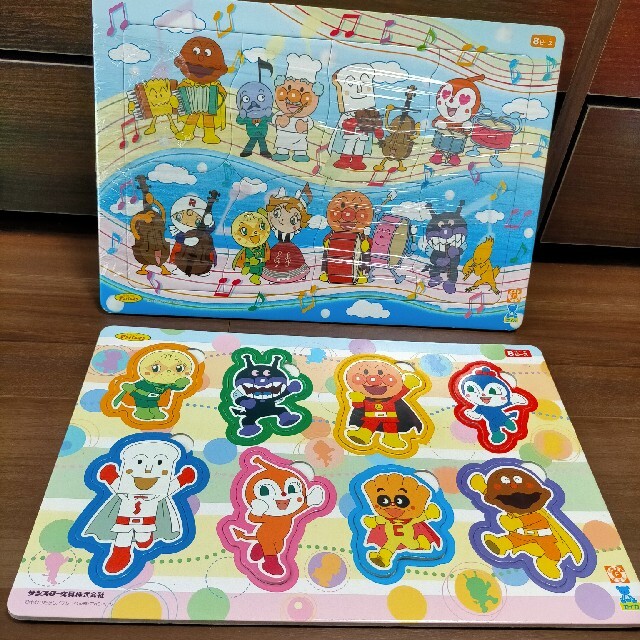 アンパンマンパズル 8ピース セット キッズ/ベビー/マタニティのおもちゃ(知育玩具)の商品写真