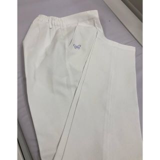 ハナエモリ(HANAE MORI)のハナエモリナース白衣パンツ2枚中古💕スッキリストレートパンツ ✨サイズS(その他)