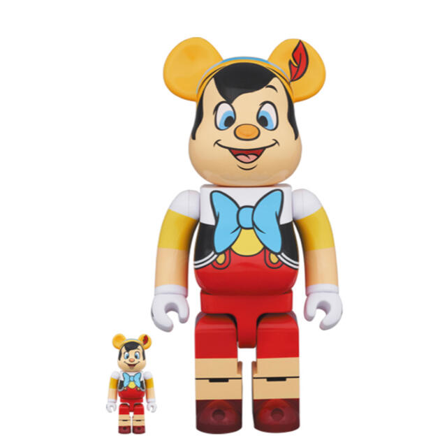 MEDICOM TOY(メディコムトイ)のBE@RBRICK PINOCCHIO 100％ & 400％ エンタメ/ホビーのフィギュア(その他)の商品写真