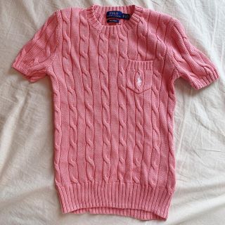 ポロラルフローレン(POLO RALPH LAUREN)のラルフローレン　polo サマーニット　カットソー　xs(カットソー(半袖/袖なし))