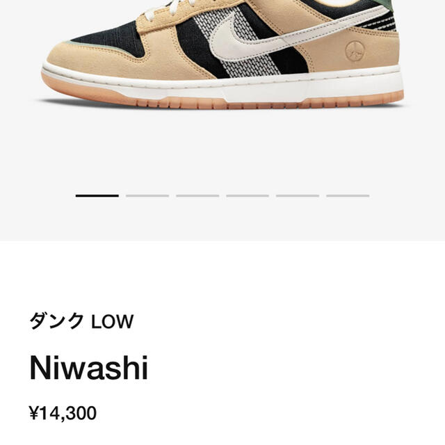 NIKE(ナイキ)のdunk niwashi 28.5 メンズの靴/シューズ(スニーカー)の商品写真