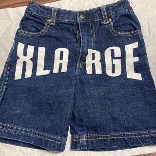 エクストララージ(XLARGE)のXLARGEキッズデニムハーフパンツ(パンツ/スパッツ)