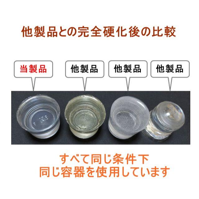 高品質 エポキシレジン 400g　エポキシ樹脂　レジン液　2液性 ハンドメイドの素材/材料(その他)の商品写真