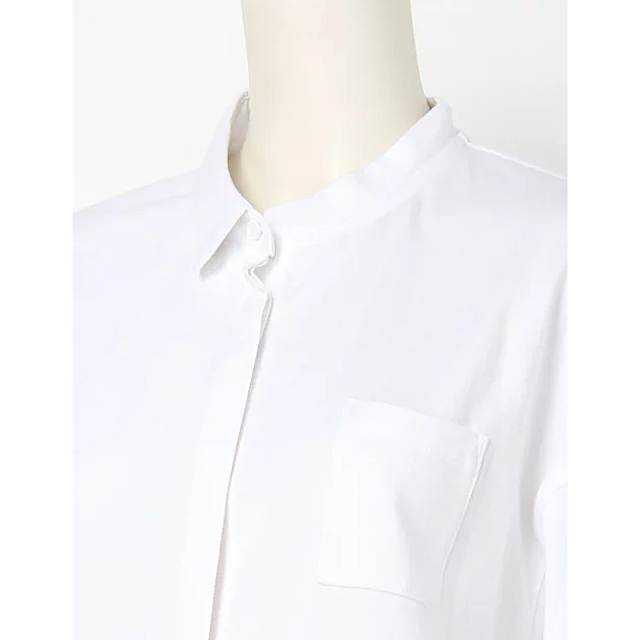 AULA AILA(アウラアイラ)の新品 AULA アウラ HALF&HALF SHIRT レディースのトップス(シャツ/ブラウス(長袖/七分))の商品写真