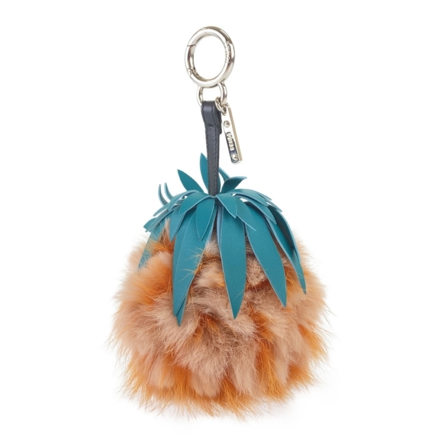 パートナー FENDI - フェンディ パイナップル ファー バッグチャーム