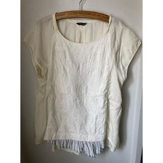 パドカレ(pas de calais)のpas de calais フレンチスリーブブラウス(シャツ/ブラウス(半袖/袖なし))