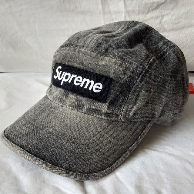 Supreme(シュプリーム)のSupreme Spray Canvas Camp Cap Black SS21 メンズの帽子(キャップ)の商品写真