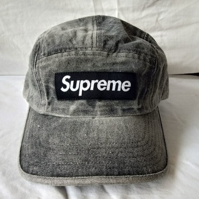 Supreme(シュプリーム)のSupreme Spray Canvas Camp Cap Black SS21 メンズの帽子(キャップ)の商品写真