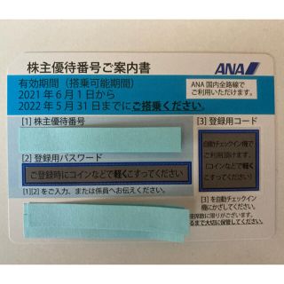 エーエヌエー(ゼンニッポンクウユ)(ANA(全日本空輸))のANA 株主優待券 1枚(その他)