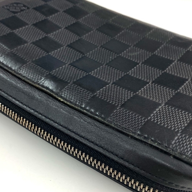 LOUIS VUITTON(ルイヴィトン)のルイヴィトン LOUIS VUITTON ジッピーXL N61254 ダミエアンフィニ ラウンドファスナー 長財布 ダミエアンフィニレザー ブラック メンズのファッション小物(長財布)の商品写真