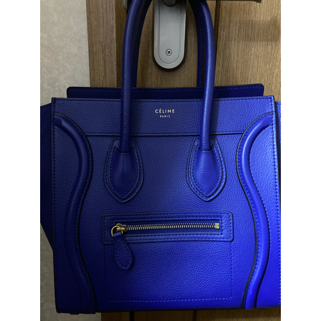 celine(セリーヌ)のセリーヌ CELINE ハンドバッグ マイクロラゲージ　ブルー レディースのバッグ(ハンドバッグ)の商品写真