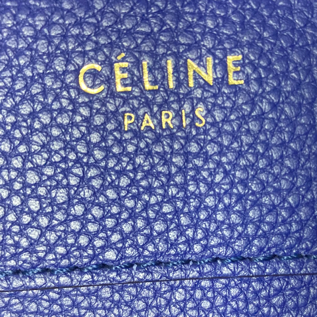 celine(セリーヌ)のセリーヌ CELINE ハンドバッグ マイクロラゲージ　ブルー レディースのバッグ(ハンドバッグ)の商品写真