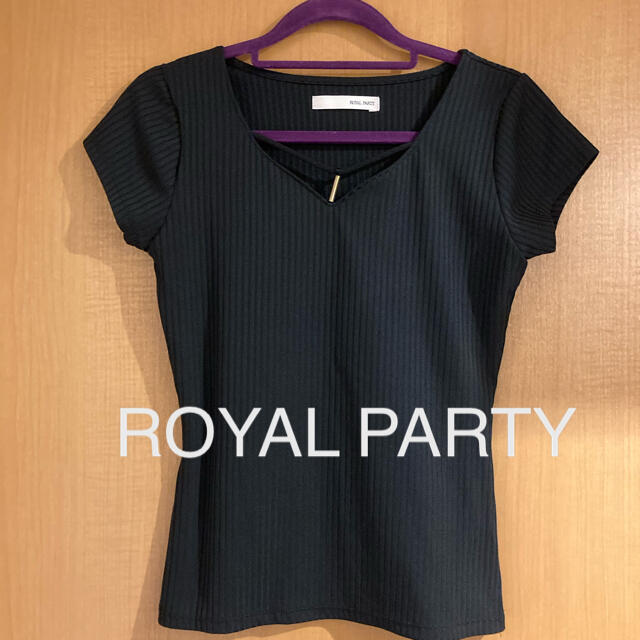 ROYAL PARTY(ロイヤルパーティー)の【ロイヤルパーティ】半袖トップス レディースのトップス(カットソー(半袖/袖なし))の商品写真