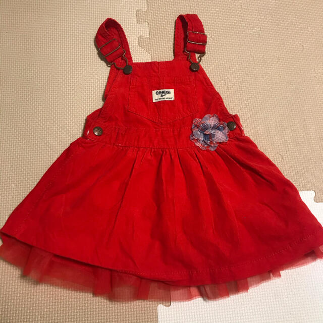 OshKosh(オシュコシュ)のオシュコシュジャンパースカート 18m キッズ/ベビー/マタニティのキッズ服女の子用(90cm~)(その他)の商品写真