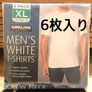 コストコ(コストコ)の【送料込】6枚入り　コストコ　 Tシャツ　XLサイズ(Tシャツ/カットソー(半袖/袖なし))